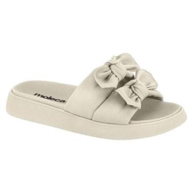 Imagem de Sandália Moda Feminina Moleca Detalhe de Laço 5469.149 - Branca-Feminino