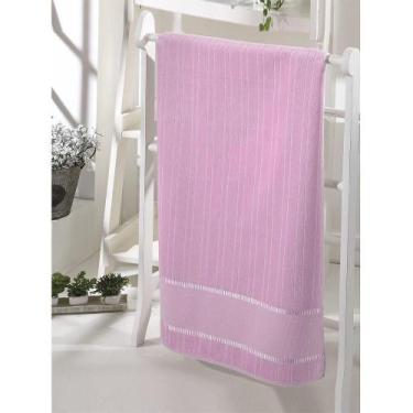 Imagem de Toalha De Banho Para Bordar Bella Dohler Rosa 5211 - Dohler S.A, Rosa,