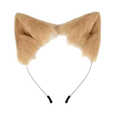 Imagem de Conjunto De Orelhas De Raposa plus Size Com Luvas De Pata Para Cosplay