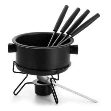 Imagem de Aparelho De Fondue Panela Antiaderente 7 Peças Para Chocolate Queijo D