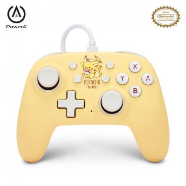 Imagem de Controle PowerA Nano com fio Nintendo Switch Pikachu Friends - Design Pikachu, Ergonomia Confortável, Oficialmente Licenciado