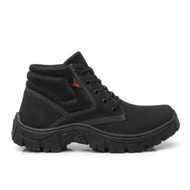 Imagem de Bota Masculina Adventure Super Conforto Sintético Preto Tamanho:44Cor: