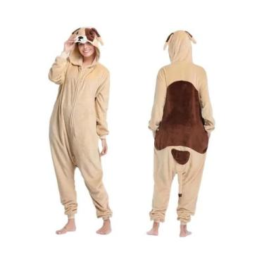 Imagem de Fantasia De Cosplay Kigurumi Para Adultos Em Formato De Animais: Leão,