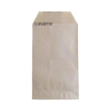 Imagem de Sacolas De Papel Kraft Brancas Com Bolinhas 8x15cm 50pcs Para Casament