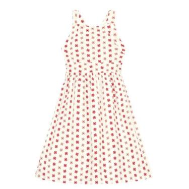 Imagem de Vestido infantil menina estampado Mundi, Natural, 10