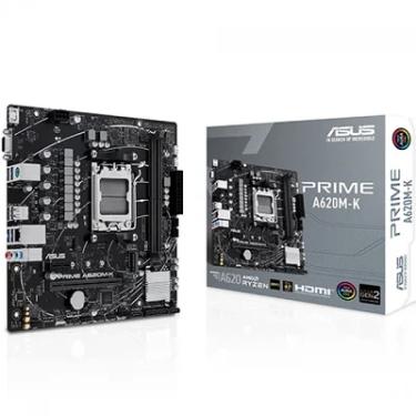 Imagem de Placa Mãe Asus Prime A620m-k Am5, DDR5, MATX, HDMI Dp, VGA M.2, USB 3.2