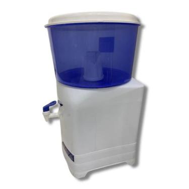 Imagem de Filtro Bebedouro Agua C/ Cuba De Barro 6l Bóia E Vela Branco - prime