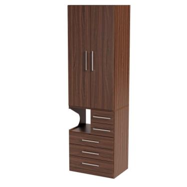 Imagem de Guarda-roupa De 2 Portas Com Mesa De Cabeceira 1224 Direito San Remo