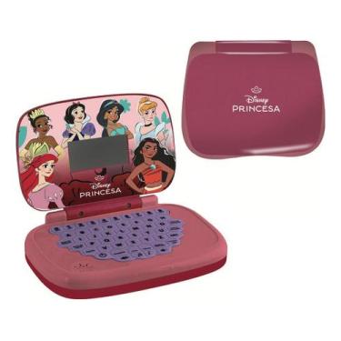Imagem de Minigame Laptop Princesas com Tela Incorporada - Pilhas Inclusas - Can