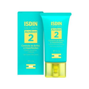Imagem de Acniben 2 Isdin Oily Skin Gel Creme Controle de Brilho e Imperfeições 