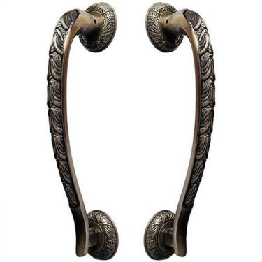 Imagem de Puxador Duplo Stylus Bronze Antigo 300Mm Porta Pivotante - Máxima meta