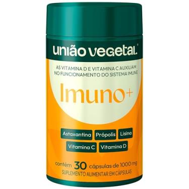 Imagem de Imuno+ | Lisina, Astaxantina, Própolis, Vitamina C e D3 | Suporte ao Funcionamento Imune | 30 Cápsulas