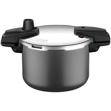 Imagem de Panela de Pressão 4,5L Antiaderente Inducão 20cm Tramontina Arizona, 4