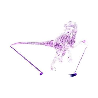 Imagem de Luz Noturna LED 3D De Dinossauro Para Crianças, Decoração De Quarto, L