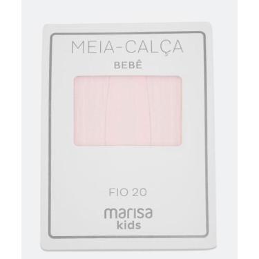 Imagem de Meia Calça Infantil Bebê Fio 20 Marisa-87008, UN, Rosa