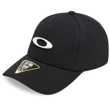 Imagem de Boné Oakley Tincan Black Light Grey, P/M, Preto