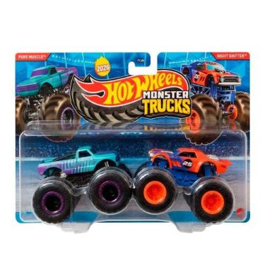 Imagem de Hot Wheels Monster Trucks Pure Muscle vs. Night Shifter - Mattel