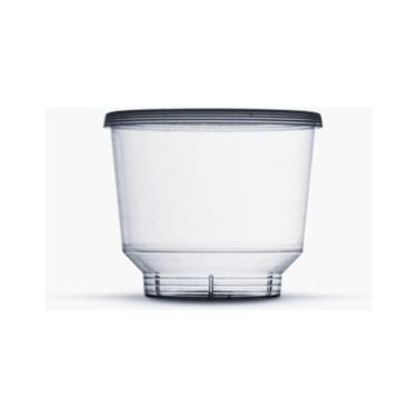 Imagem de Copo Descartável Copo Pic 110 com Tampa 110ML Prata Caixa 70 Unidades Higipack