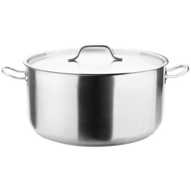 Imagem de Caçarola Hercules Inox Prata 17,5L 36cm Performance PA50-021, 17,5L, P