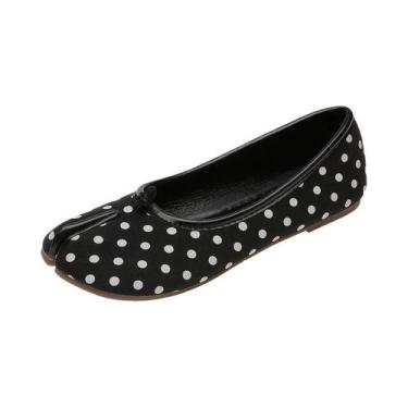 Imagem de Sapatos Femininos Estilo Coreano: Mocassins Rasteiros Slip-On Com Bico