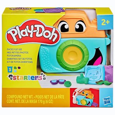 Imagem de Massinha de Modelar Kit de Fotos Divertidas Play Doh para Criar Rostinhos e Penteados com Câmera de Brinquedo Hasbro