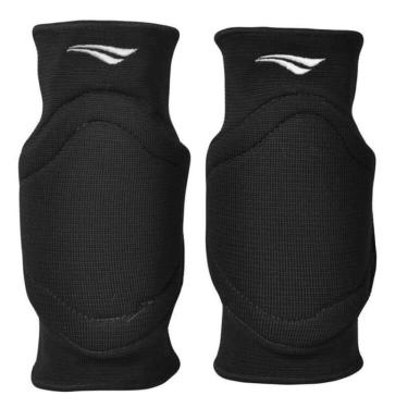 Imagem de Joelheira Esportiva Indoor V para Quadra com Segurança e Compressão Progressiva Preto Penalty