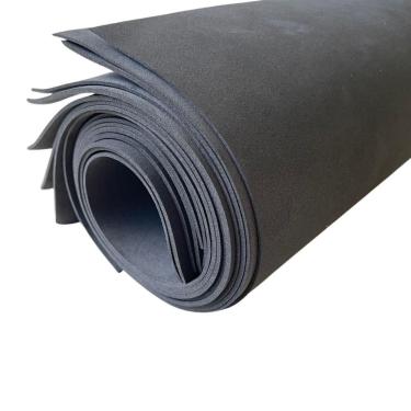 Imagem de Placa de EVA Dubflex 40cm X 60cm Preto Kit com 10 Folhas para Artesanato e Decoração Es...