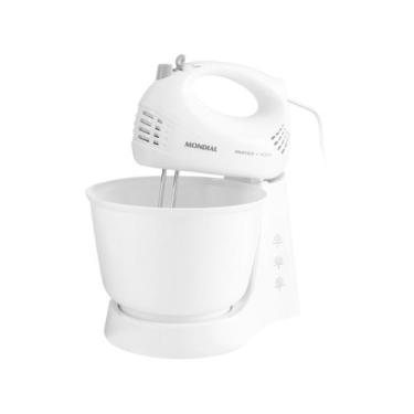 Imagem de Batedeira 400W Mondial Prática B44-W 3 Velocidades Branca, Branco, 220