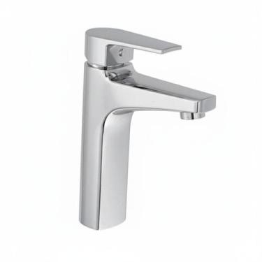 Imagem de Misturador Monocomando de Mesa para Lavatório Level Bica Média Cromado
