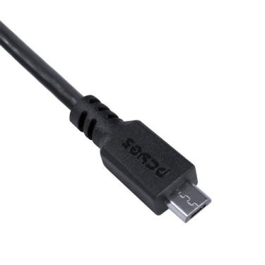 Imagem de Adaptador Otg Micro Usb P/ Usb 2.0 15cm - Preto - PCYES