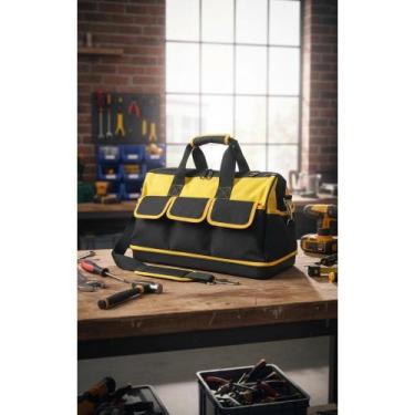 Imagem de 2x Mala Ferramentas 16 Bolsos Oxford 600D Fundo Borracha - Congratulat