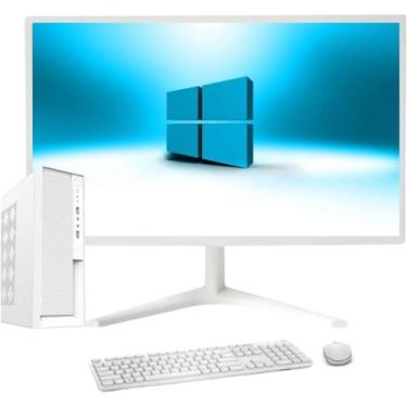 Imagem de Computador Branco Completo Compacto Intel Core i5 16GB de memória SSD 
