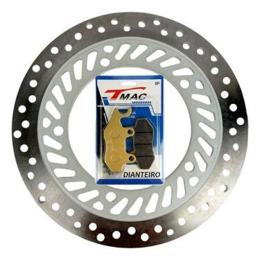 Imagem de Disco De Freio Dianteiro E Pastilha Cbx 250 Twister Ate 2008 - T-MAC