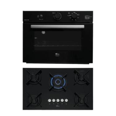 Imagem de Kit Infinity Fischer: Forno a Gás 50L e Cooktop 5B Tripla Chama, 220V