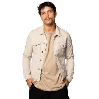 Imagem de Jaqueta Masculina Max Denim Sarja Bege-Masculino