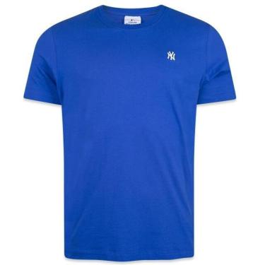 Imagem de Camiseta New Era New York Yankees Mini Logo Bordado Marrom-Masculino