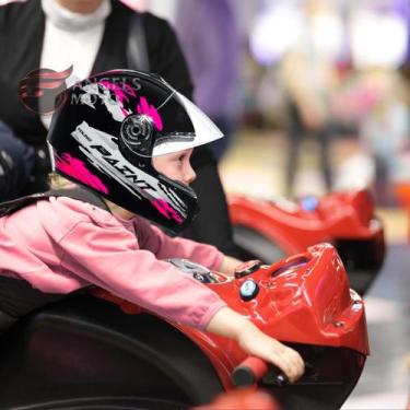 Imagem de Capacete FLY Young HG Paint Rosa Infantil, 56, Rosa
