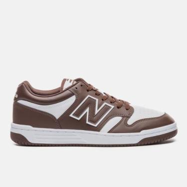 Imagem de Tênis Casual New Balance BB480LOW Branco - Masculino BB480L, Branco, 4