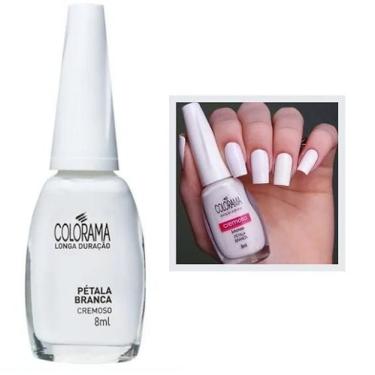 Imagem de Esmaltes Colorama Naturais Branco 8ml, PETALA BRANCA