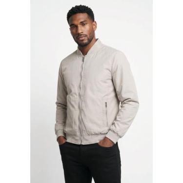 Imagem de Jaqueta masculina nylon resinada dupla face 69415 - - Kloze, Off white