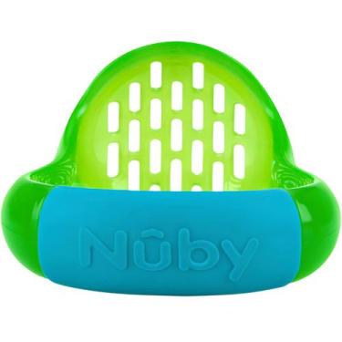 Imagem de Preparador De Papinha Tigela Colher Tampa Amassador Nuby - NÛBY, Azul