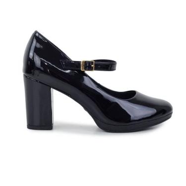 Imagem de Scarpin Feminino Piccadilly Boneca Preto - 130211, 38