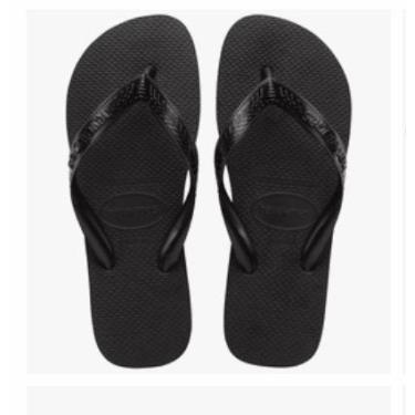 Imagem de Chinelo inf masc havaianas top, Preto, 26