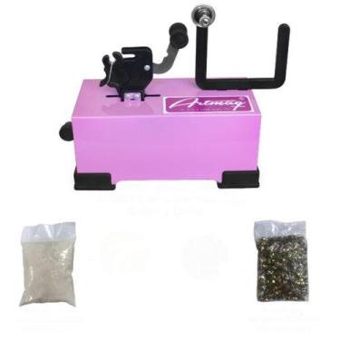 Imagem de Maquina de Fazer Lacos Pet Rosa Anilha + Elastico - Artmaq