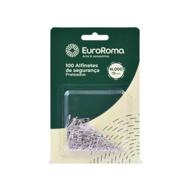 Imagem de Alfinete Seguranca Metal 100pc N.000 - EuroRoma, Unico