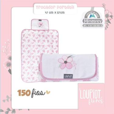 Imagem de Trocador Portátil Loupiot Temas REF5241 Rosa - MINASREY