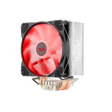 Imagem de Cooler Redragon Universal Aircooler 120Mm Tyr Cc-9104R Led Vermelho.