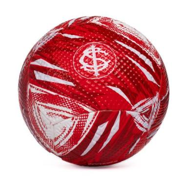 Imagem de Bola Campo Dualt Inter Nº5 Texturizada Vermelho/Branco, Vermelho, Bran