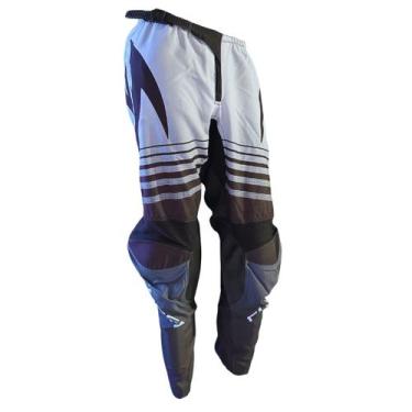 Imagem de Calça Rugge Classic Titan Motocross Esportiva Velocross, Branco, Preto