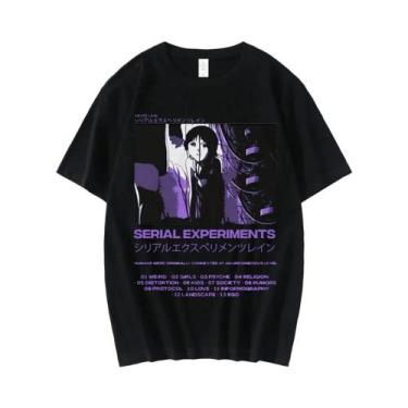Imagem de Camiseta Gráfica Unissex Do Anime Serial Experiments Lain, Iwakura Man